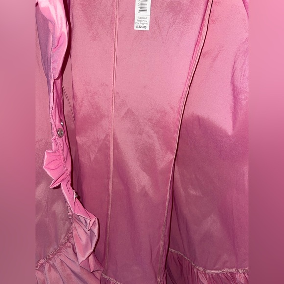 Samuel Dong Dress Coat Pink Button Ruffle Dress - Picture 11 of 16